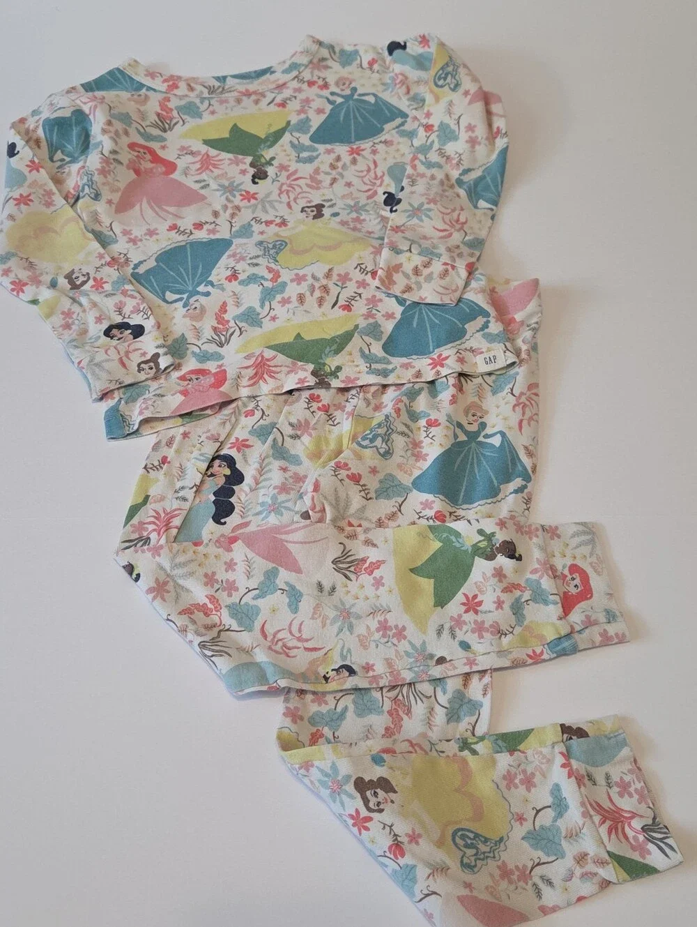 Baby Gap X Disney Princess Pajama Set